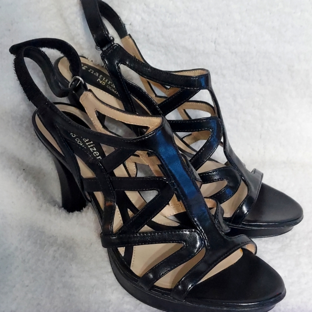 Strappy heels